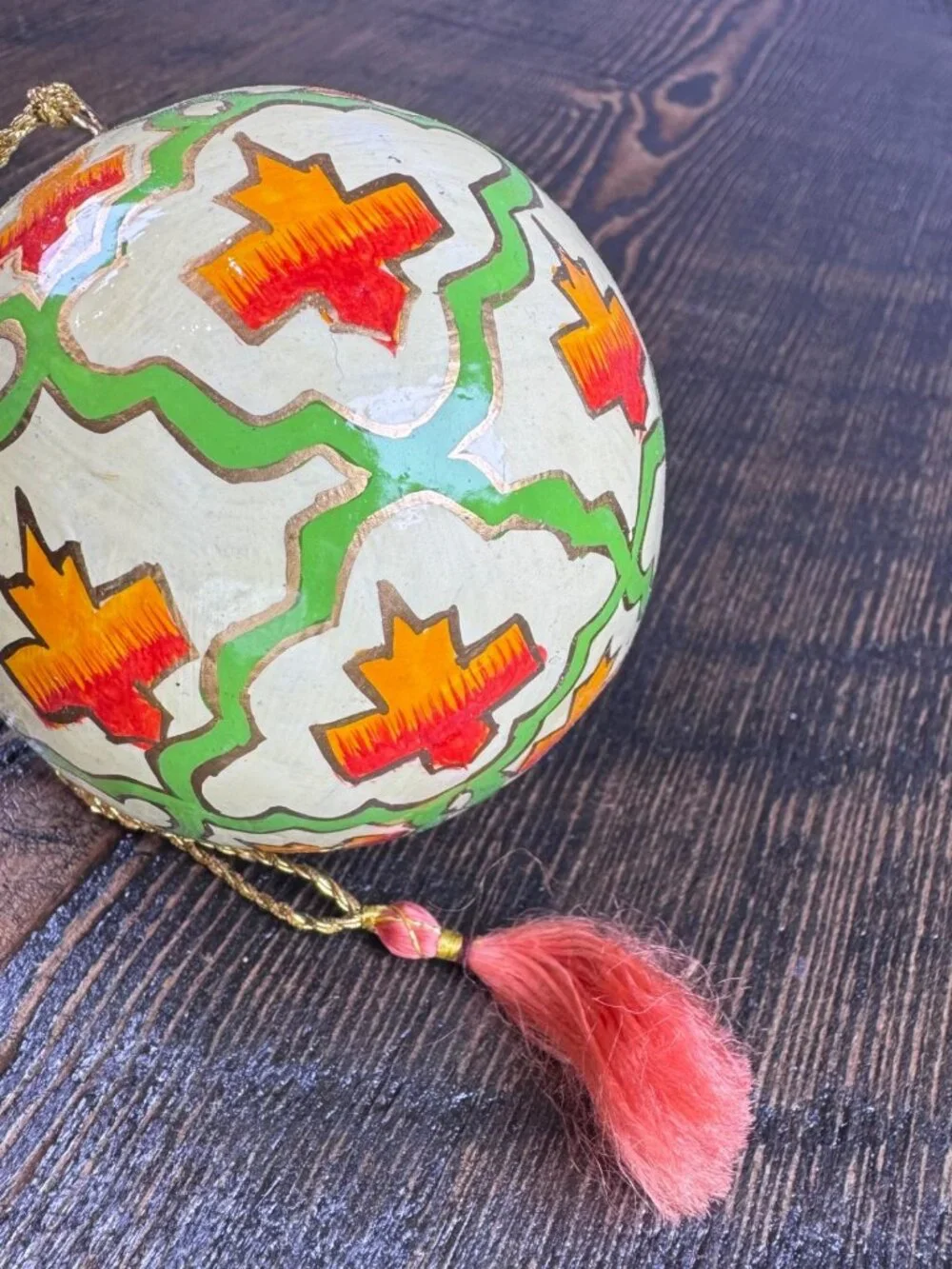 BALL painted globe